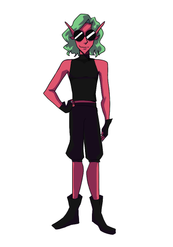 Apollo portrait from Seafoam the Animated Webseries